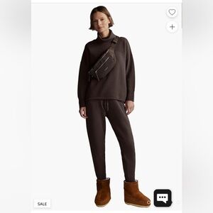 VARLEY WOMENS KENT LOUNGE PANT 27.5, NWOT-never worn! Sz SMALL, chocolate BROWN